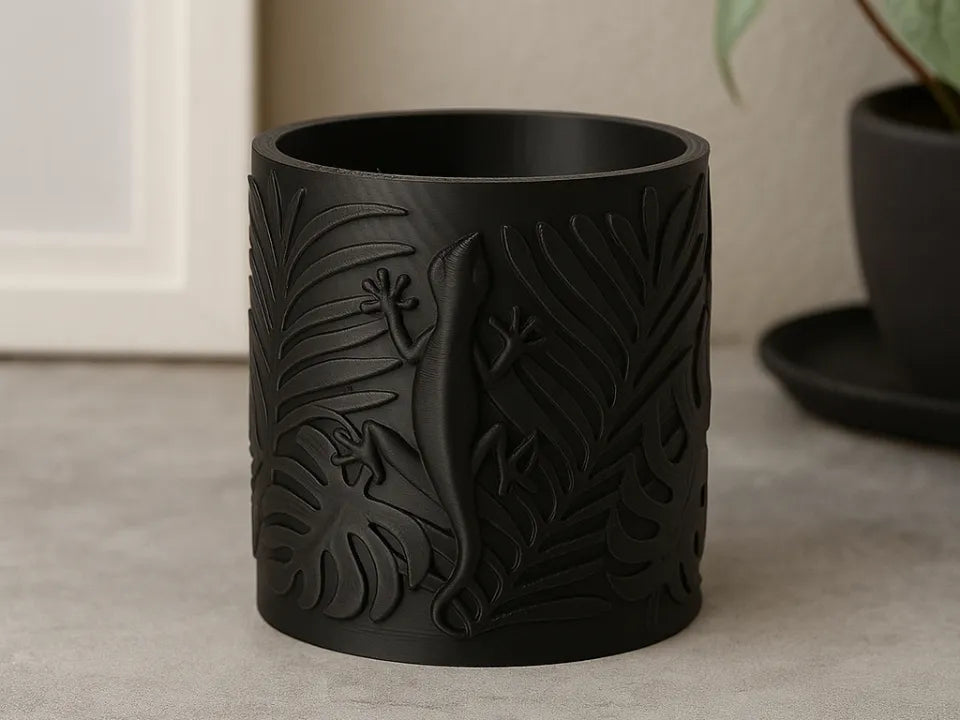 Whimsical Gecko Planter