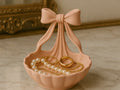 Coquette Bow Jewelry Basket