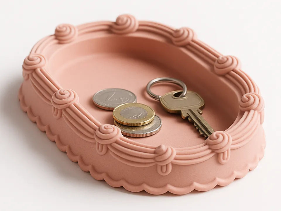 Sweet Knot Trinket Tray – 3D Printed Decorative Catchall Dish