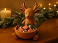 Cozy Christmas Reindeer Bowl