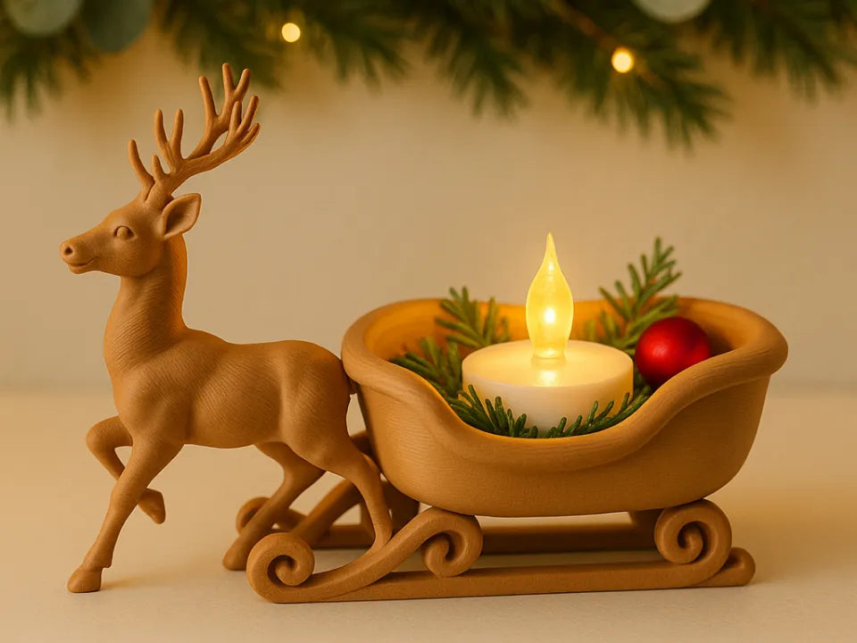 Woodland Reindeer Sleigh