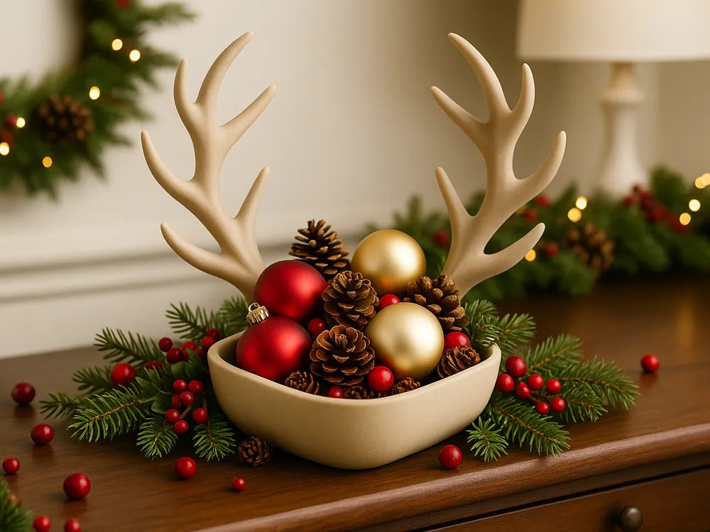 Woodland Reindeer Bowl