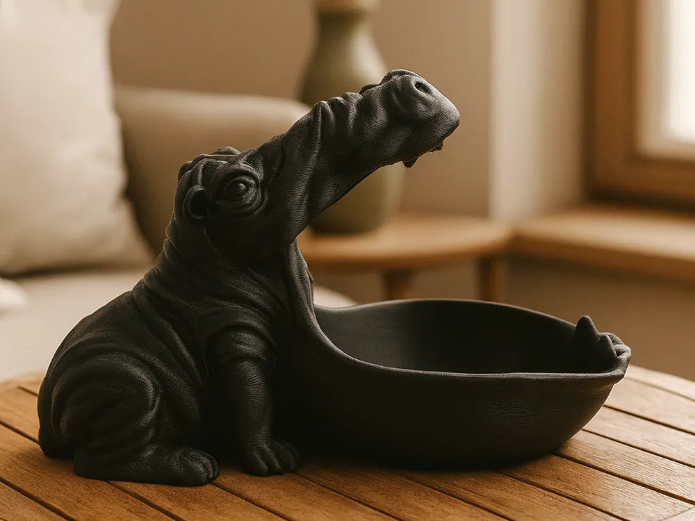 Sleepy Hippo Trinket Bowl