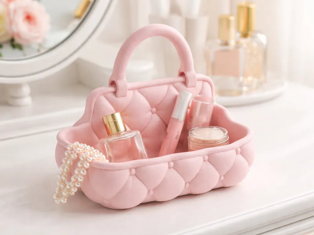 Coquette Quilted Handbag Organizer 🎀🩷