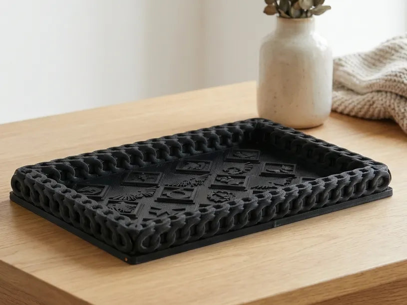 Gothic Chainmail Trinket Tray 🖤⛓️