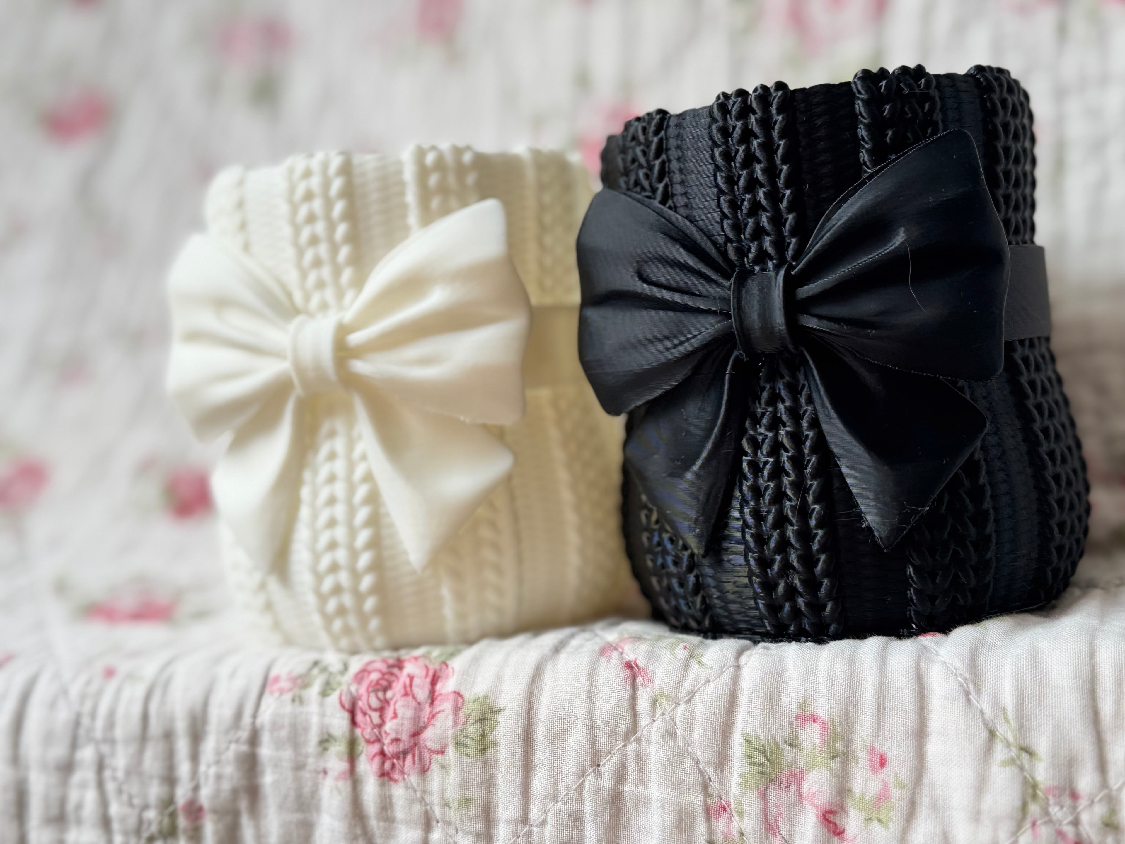 Luxe Bow Knit Planter Collection