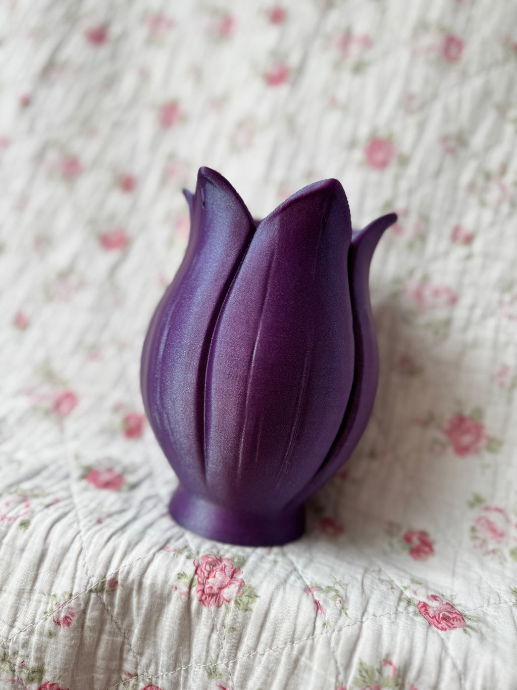 Floral Vase Glitter