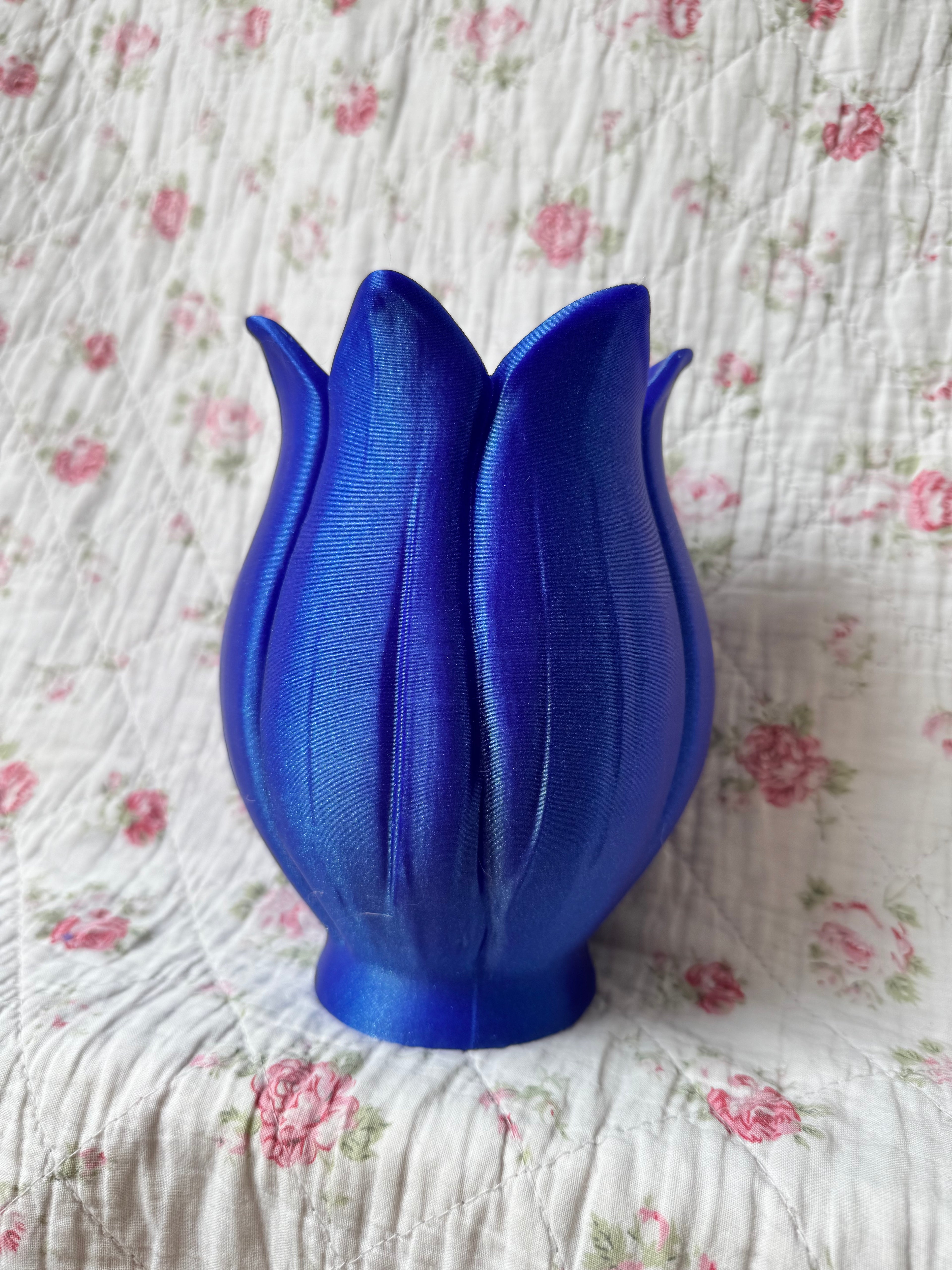 Floral Vase Glitter