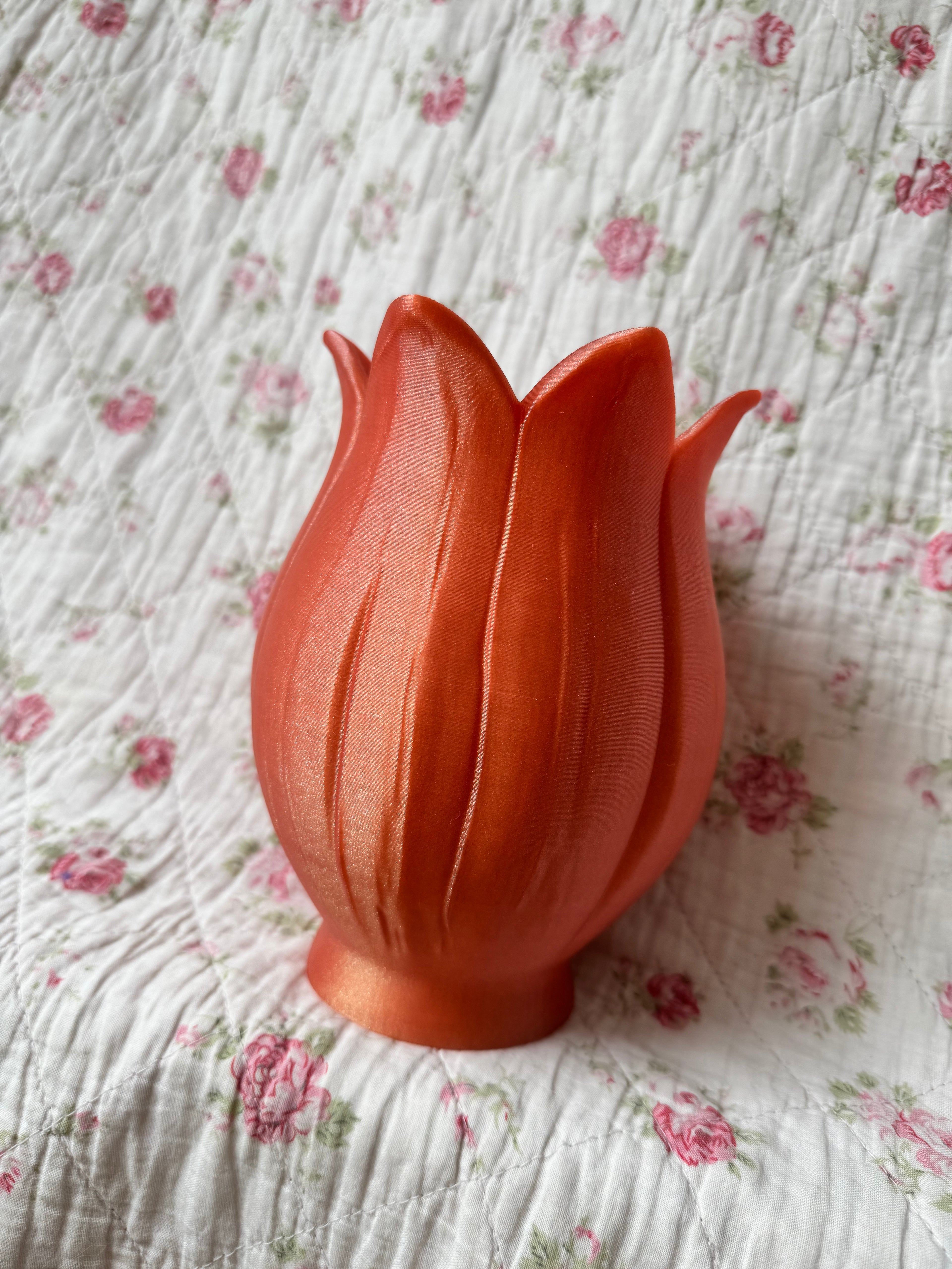 Floral Vase Glitter