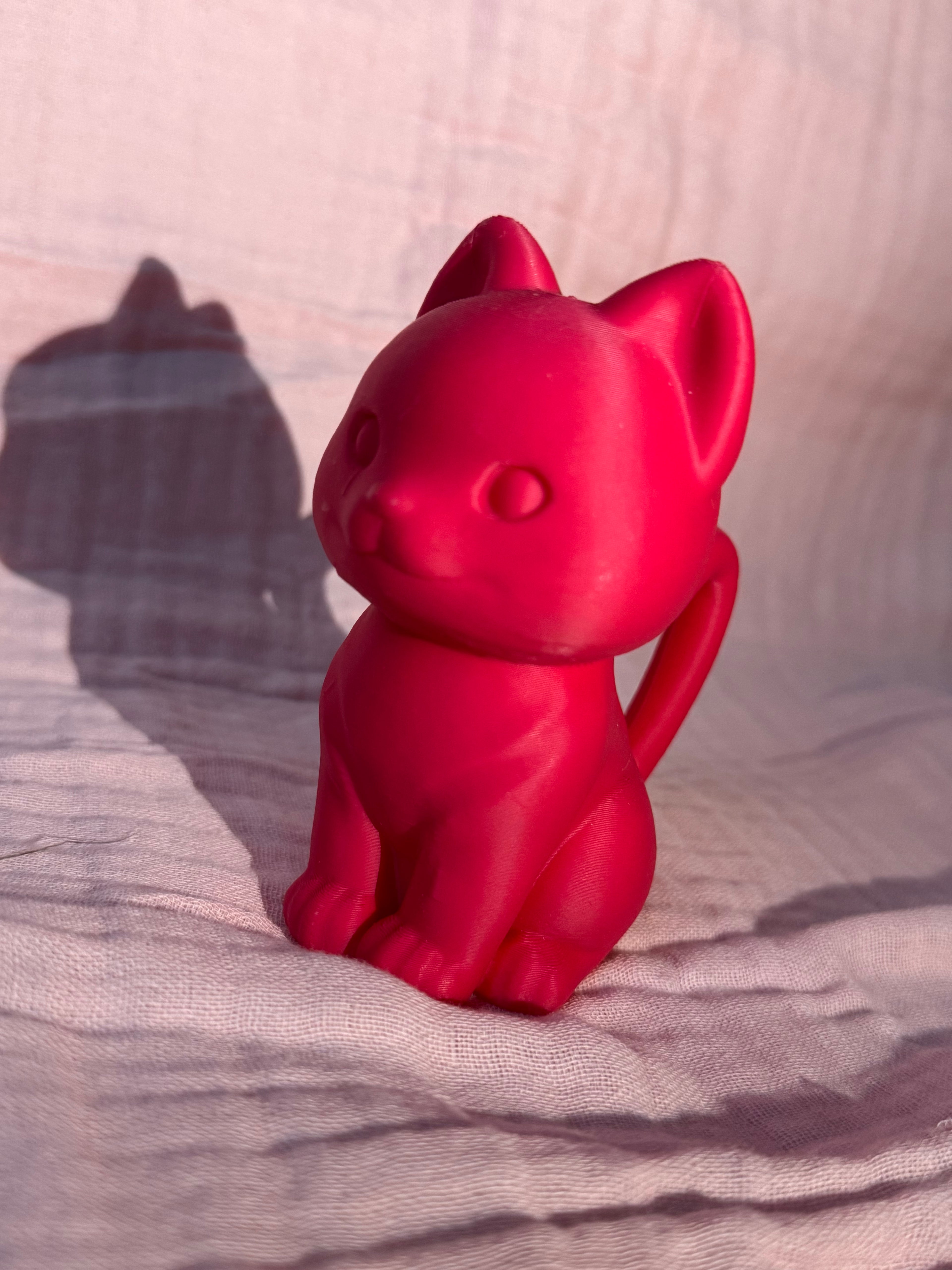 3D Printed Cat figurine